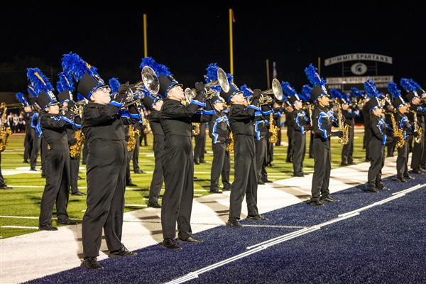 Nolensville High band members perform